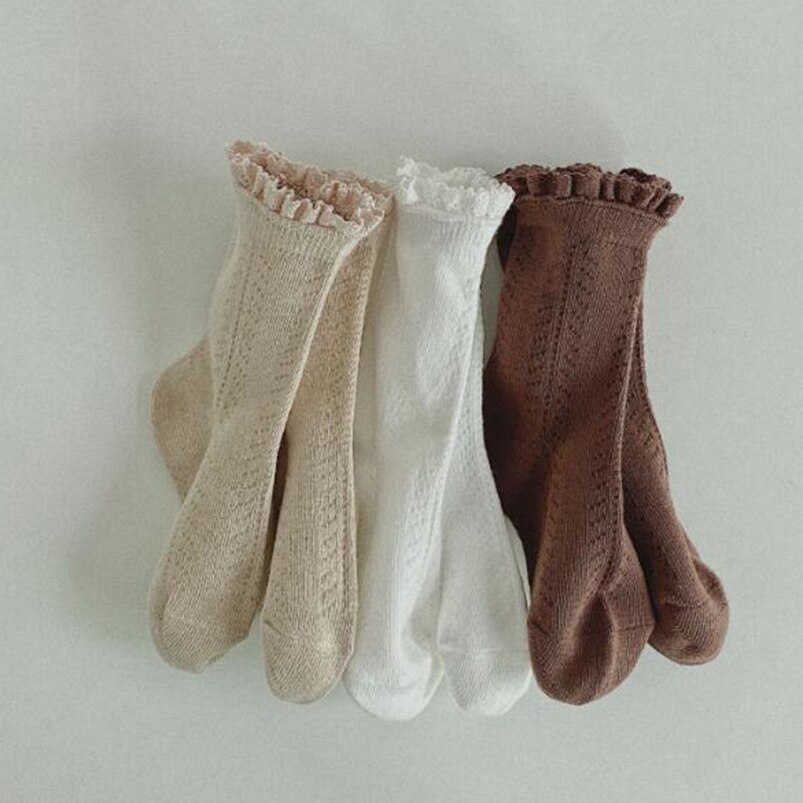 Tornozelo do vintage meias de renda para meninas malha meias curtas primavera outono infantil crianças dança meias crianças presente natal skarpety