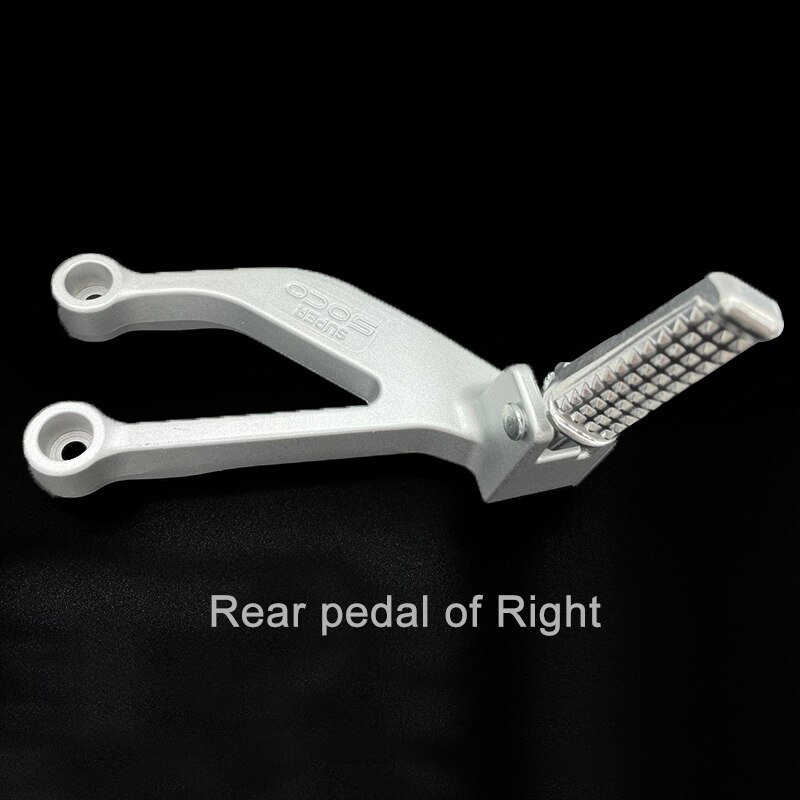 Front or Rear Pedal For Super Soco TC MAX Motorcycle Accessories Original Parts Footrest: Rear Pedal of Right
