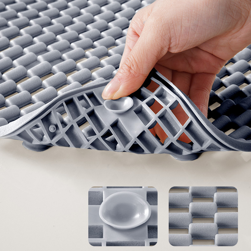 Alfombra de ducha de PVC, alfombra antideslizante para baño, ducha, baño, alfombrilla para pies, inodoro, alfombrilla anticaída para el hogar, alfombra para el baño