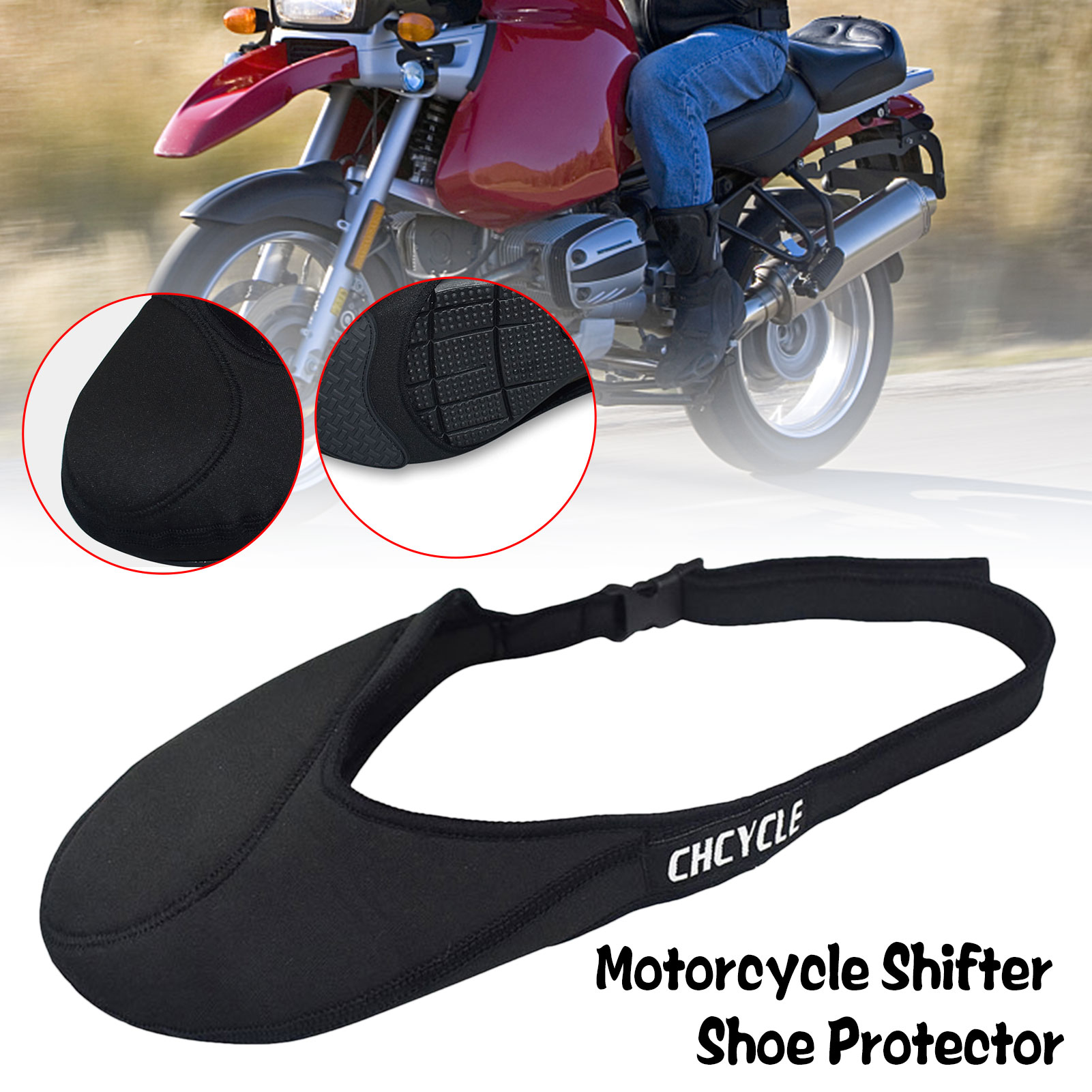 Motorcycle Gear Shift Pad Adjustable Motorbike Shoe Cover Boot Protector For Riding Protective Gear Shifter Guards Moto