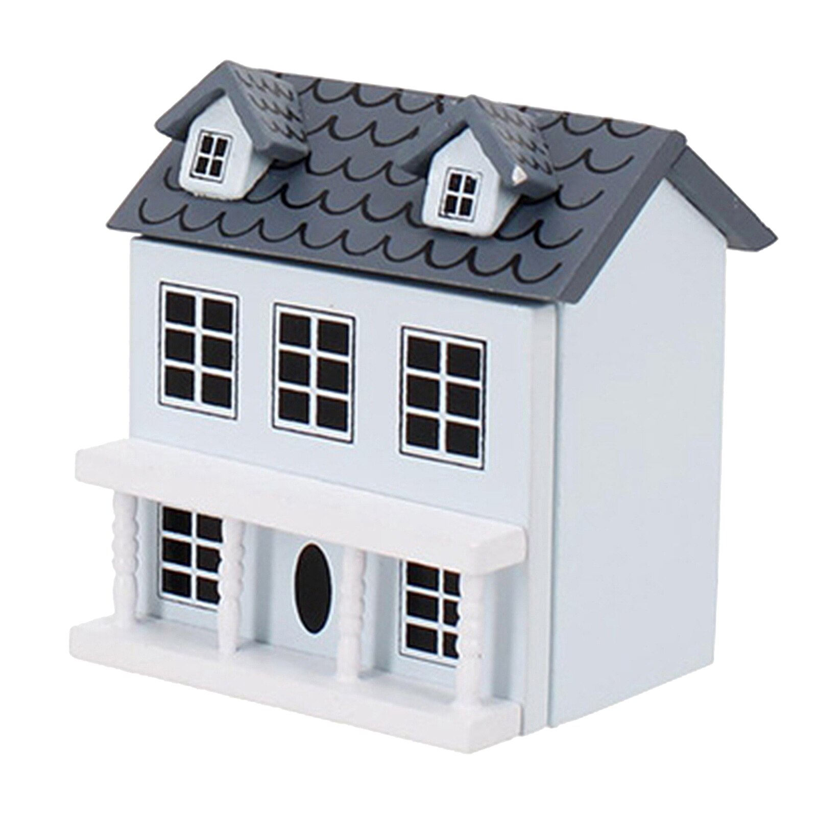 1/12 Scale Dollhouse Miniature Furniture Ornaments Wooden Villa Small House Craft Landscape DIY Decoration Accessories