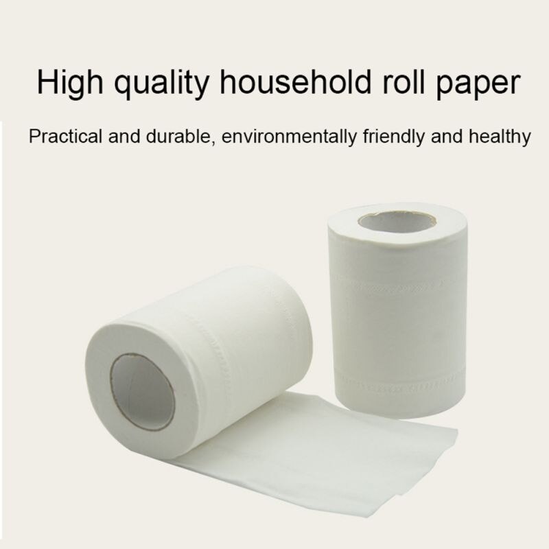 3 Lagen Toiletpapier, Zachte Bad Tissue Toiletpapier Verdikking Papier Roll/