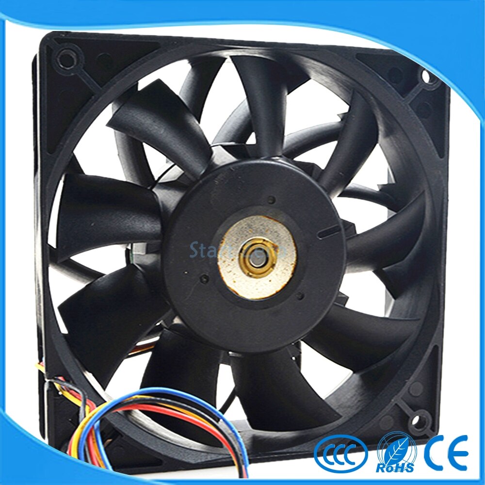 Delta pwm termostat 12038 120mm 12cm ffb 1212 vhe  dc 12v 1.5a 24w 4 wire,violence server industrifodral kylfläktar