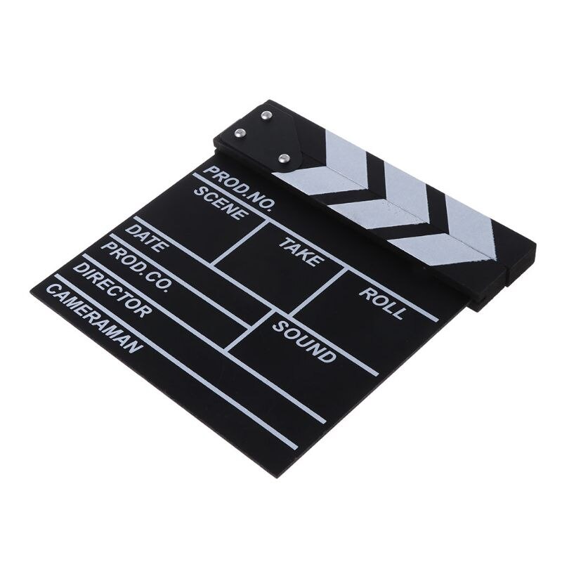 Film Director's Clapper Board Movie Scene Clapboard Photography Props