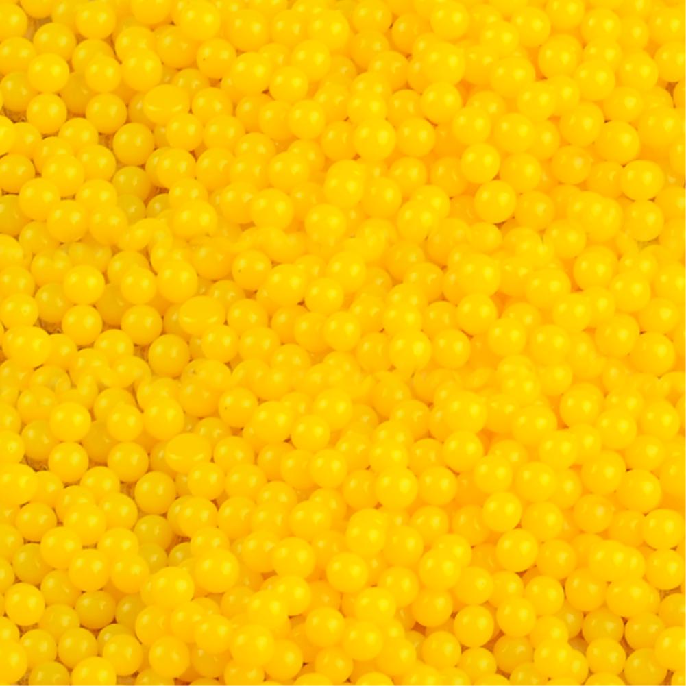 2,5mm 100g Perle bilden Kristall Boden Schlamm Hydrogel Gel Gelee Wachsenden funkeln Kugeln Wasser Perlen einstellen Hochzeit Hause Dekor Dünger: Gelb