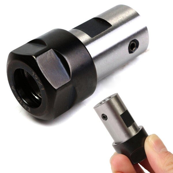 Eleg -10 stk  er16 fjærhylse + motoraksel 8mm forlengelsesstangholder cnc frese dreiebenk verktøy graveringsmaskin