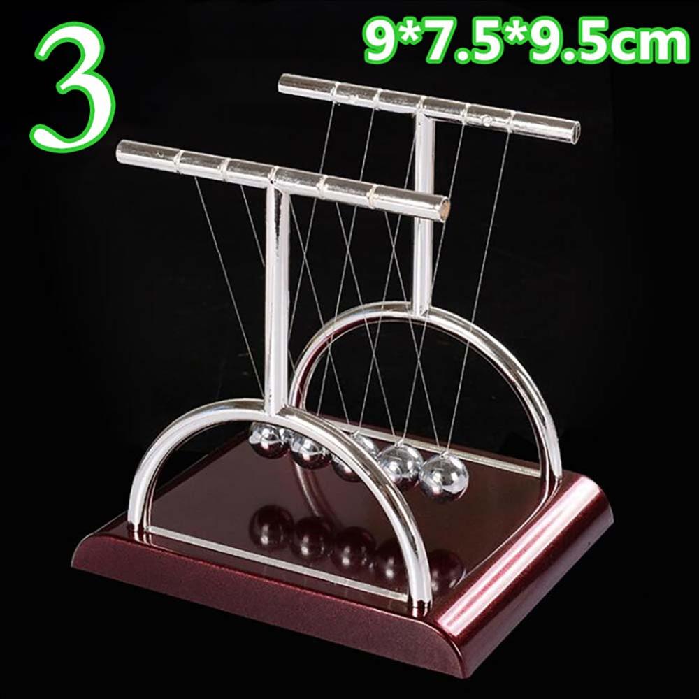 Newton's Cradle Balance Balls Physics Science Pendulum Ball Desk Ornaments Toy 40FP20: 03
