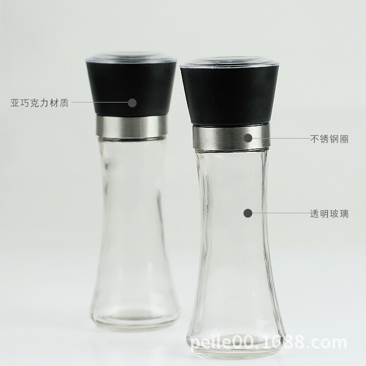 Køkkenredskaber glas manuel multifunktion tynd peberkværn salt peberkværn