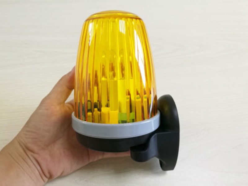Säkerhetsblixt lampa larmljus blinker blixt för gungskjutande garage rulljalusi grind dörr motoröppnare