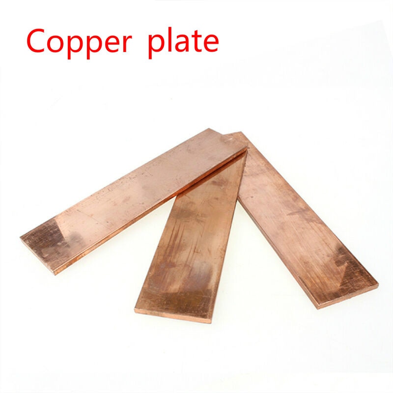 1Pcs 99% Hoge Zuiverheid Koper Tapecopper Metalen Plaat, kit Voor Gelamineerd Printplaat Zuiver Koper Strip Dikte 1.5Mm, 2Mm