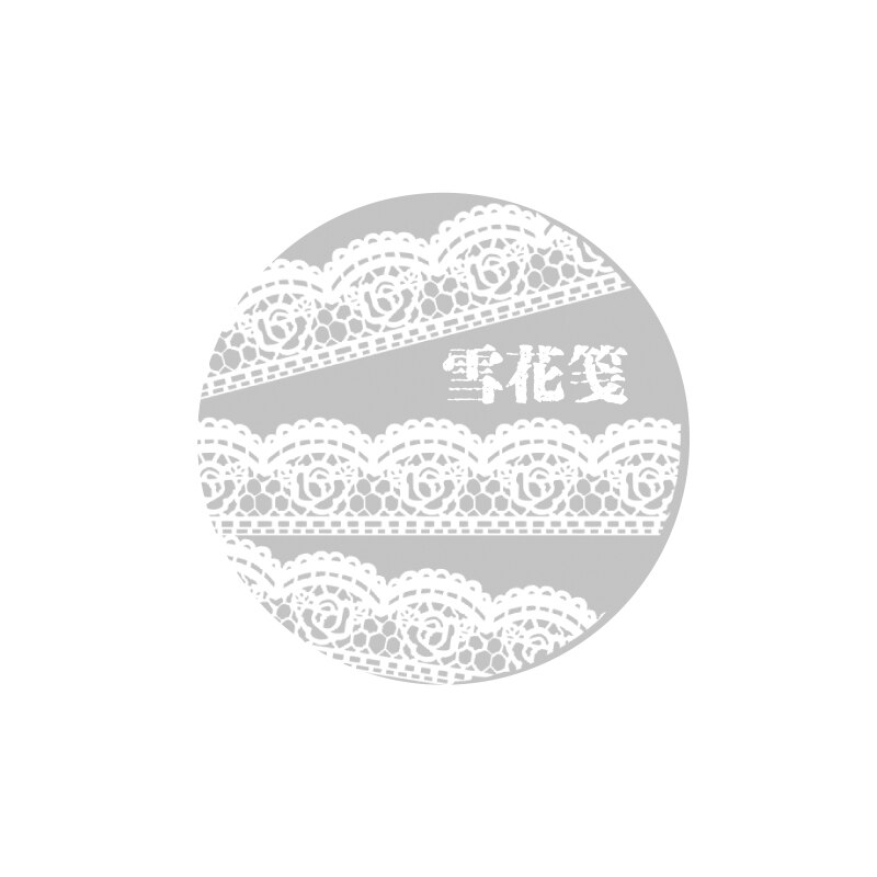Ruban adhésif transparent en dentelle d'étoile pour animaux de compagnie, ruban adhésif pour étiquette autocollante pour Scrapbooking et bricolage