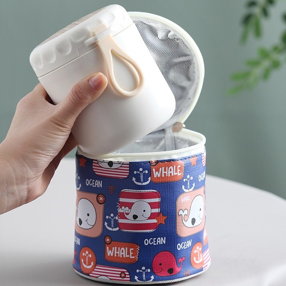 Onuobao 304 Rvs Thermos Soep Met Lepel 400Ml Japanse Stijl Eenvoudige Draagbare Verzegelde Ontbijt Lunch Cup