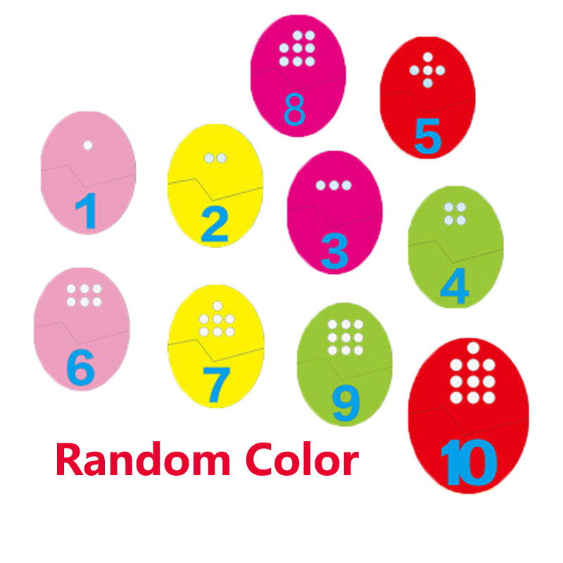 Juguetes Montessori de educación temprana para bebé, materiales de tejido Diy, rompecabezas, material didáctico de matemáticas, suministros para niños: Wj21-06
