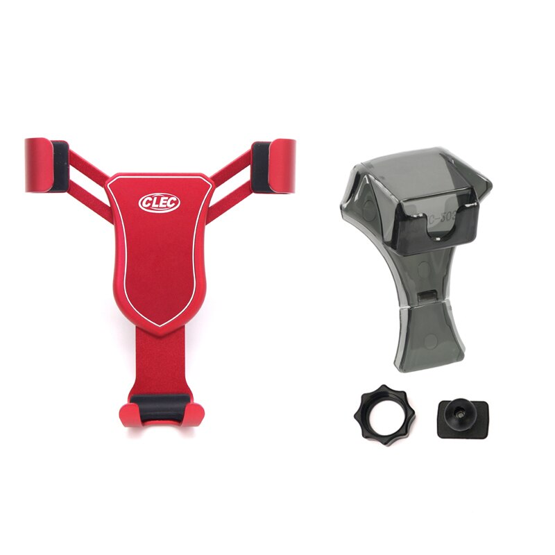 Apto para Mercedes-Benz GLA/A Class/CLA , accesorios de estilo de coche, soporte de teléfono móvil, soporte de montaje en salida de aire de coche, soporte de cuna: Red