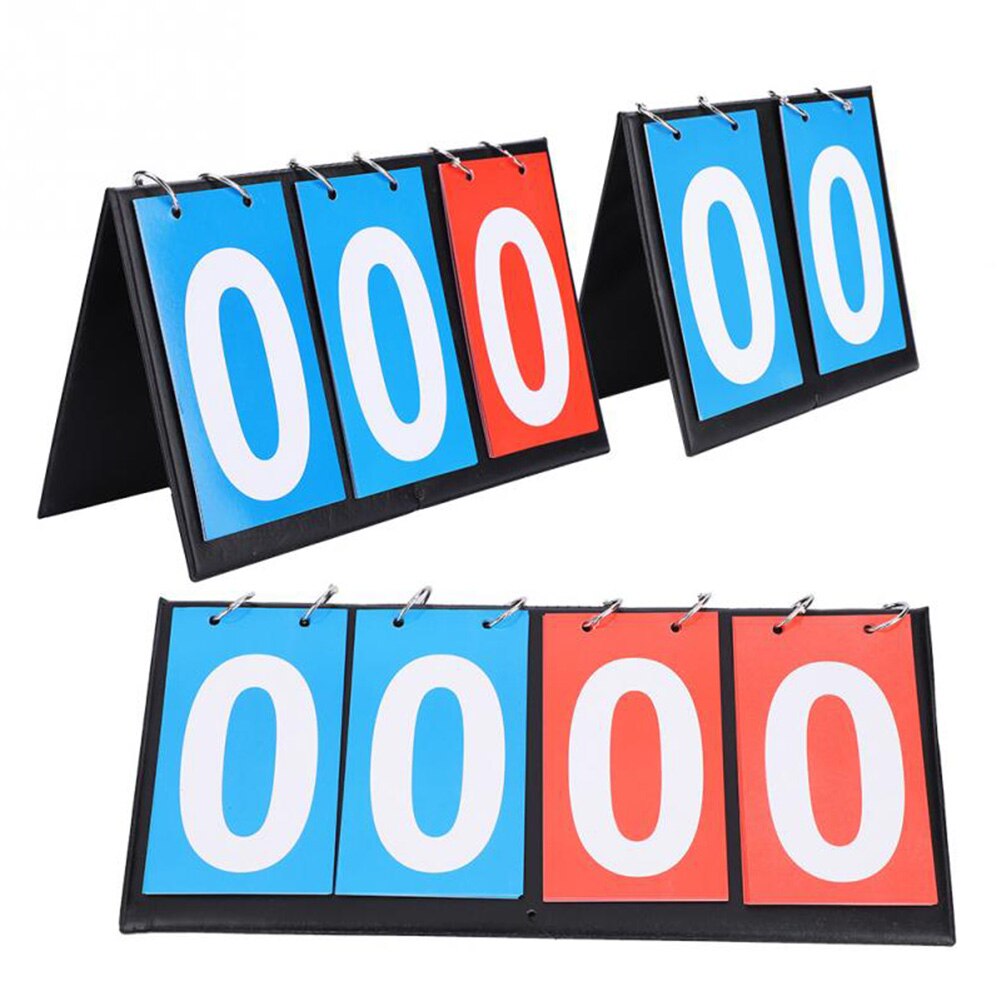 2/ 3/4 Digit Scoreboard Competition Accessories Basketball Badminton Universal Group Sports Scoreboard Tools