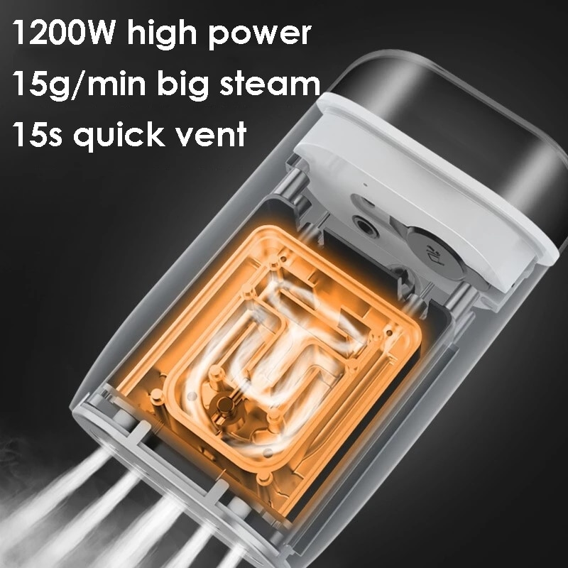 SUPOR 1200W Powerful Steam Garment Steamer 15 Seconds Portable Fast-Heat Steam Iron Machine Home Travel Wet Dry Ironing Machine