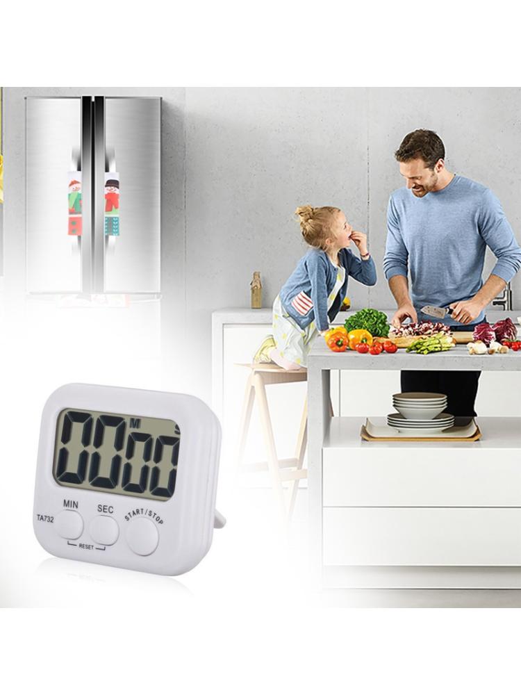 Digital Kitchen Timer, Large Screen Large Font Display,Magnetic Back Timer