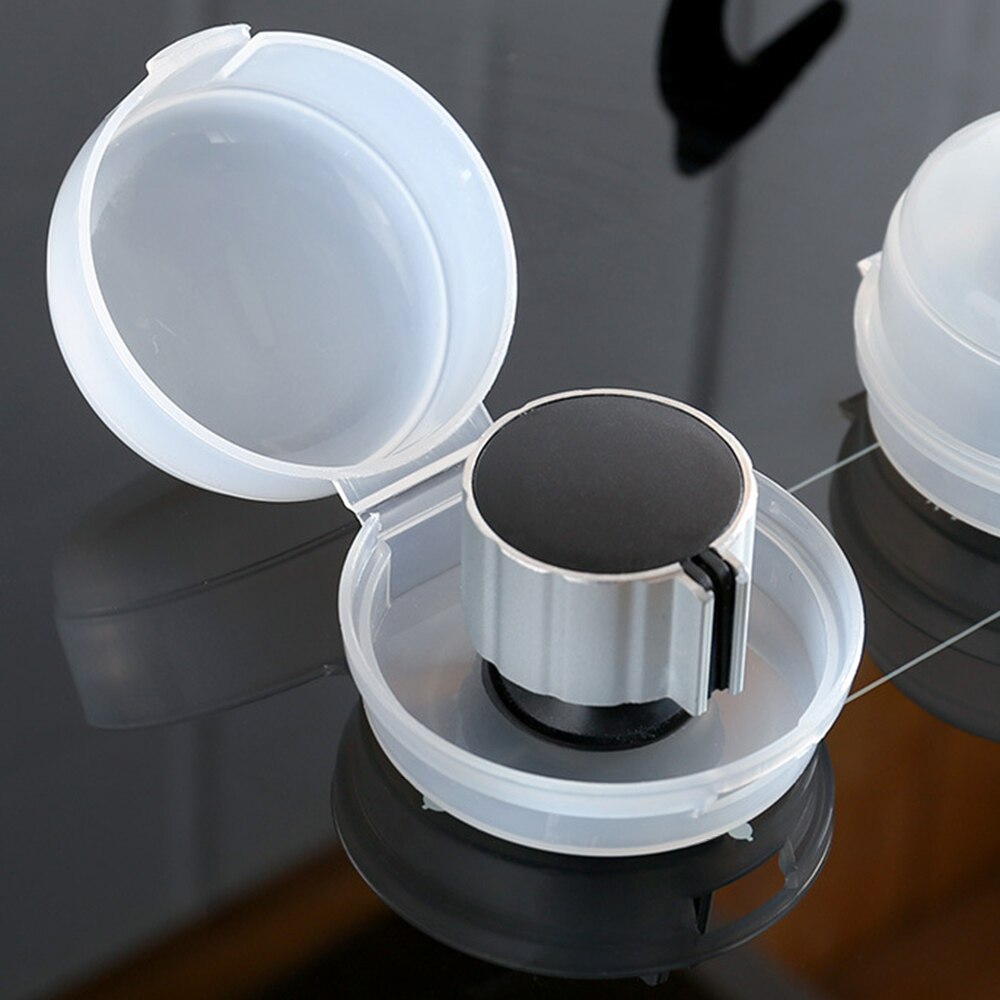 8pcs Gas Stove Oven Knob Cover Padlock Lid Lock Protector Baby Kitchen Safety Children Protection 6*4CM