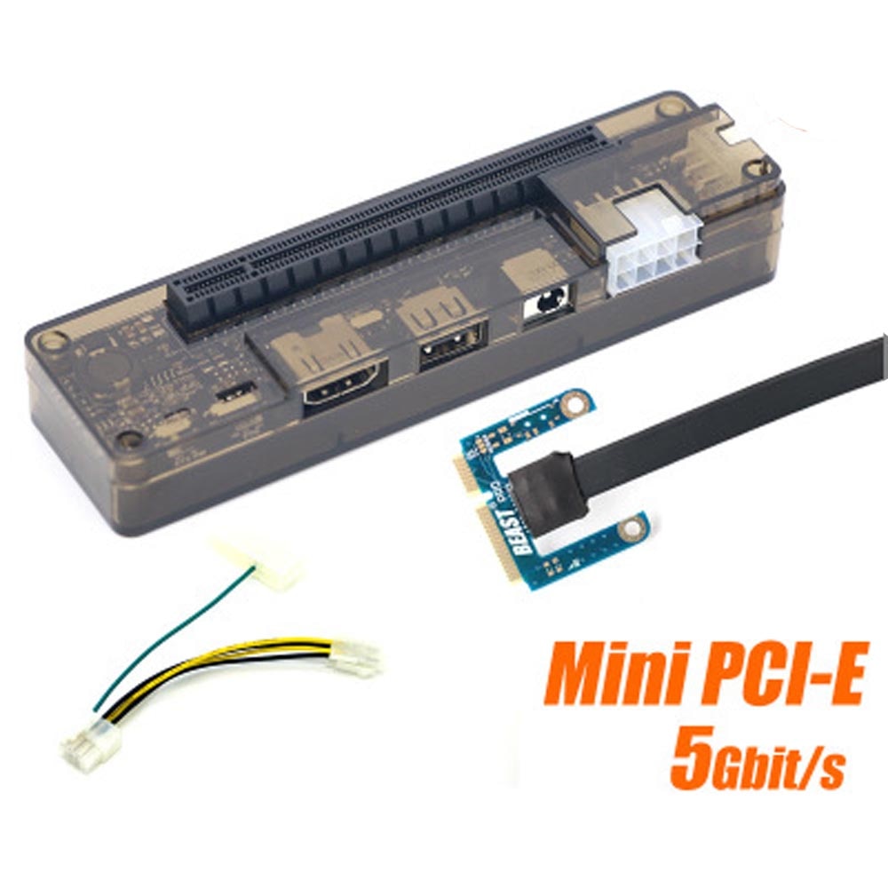 PCIe PCI-E V8.4D EXP GDC External Laptop Video Card Dock / Laptop Docking Station (Mini PCI-E interface Version)