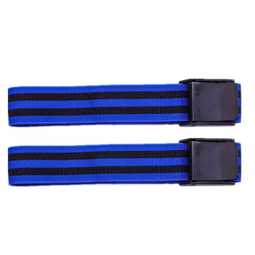 2Pcs Blood Flow Occlusion Restriction Exercise Training Resistanc Band Belt Plastic elasticity Exercise training resistance band: Blue