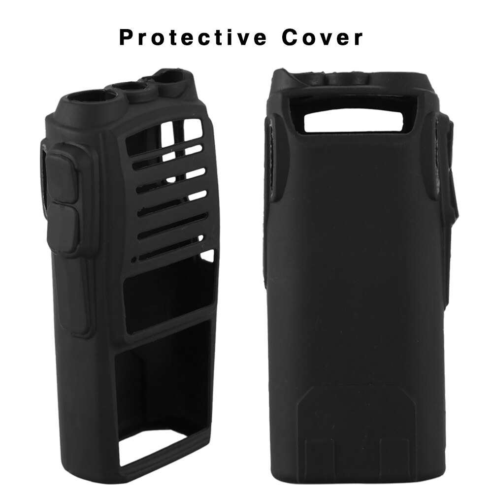Handheld Soft Silicone Case Protectve Cover for UV82 Radio Walkie Talkie: Default Title