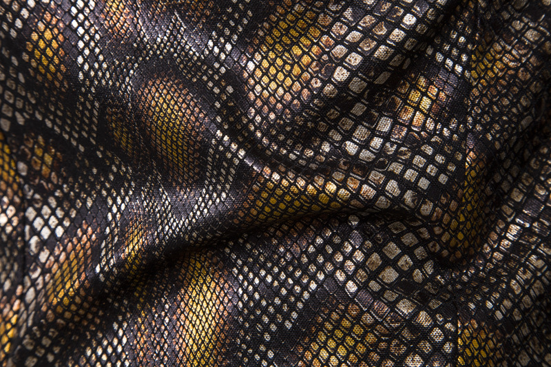 Shiny Men Suit&amp;Blazer One Piece Python Pattern Formal Casual Business Trendy Male Suit Jacket In Stock