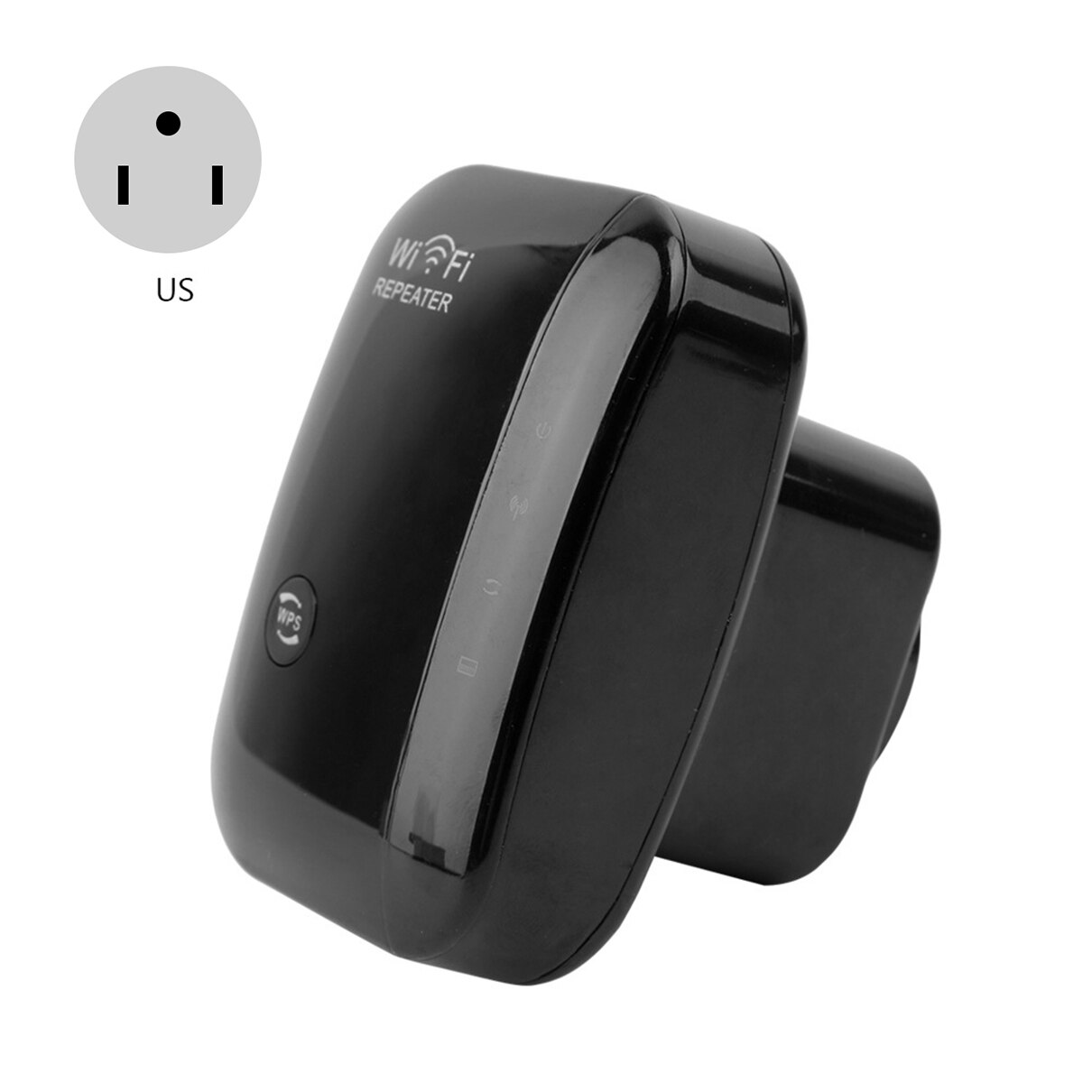 300Mbps WiFi Repeater Wireless Router Range Extender Easy Set-Up Signal Booster WPS With LED Light Indication Supports AP