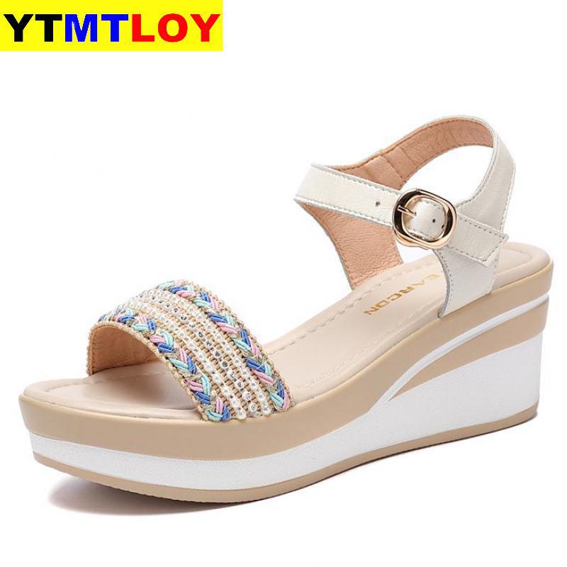 Women’s Cushioned Insole Wedge Sandals for All-Day Comfort main image 0