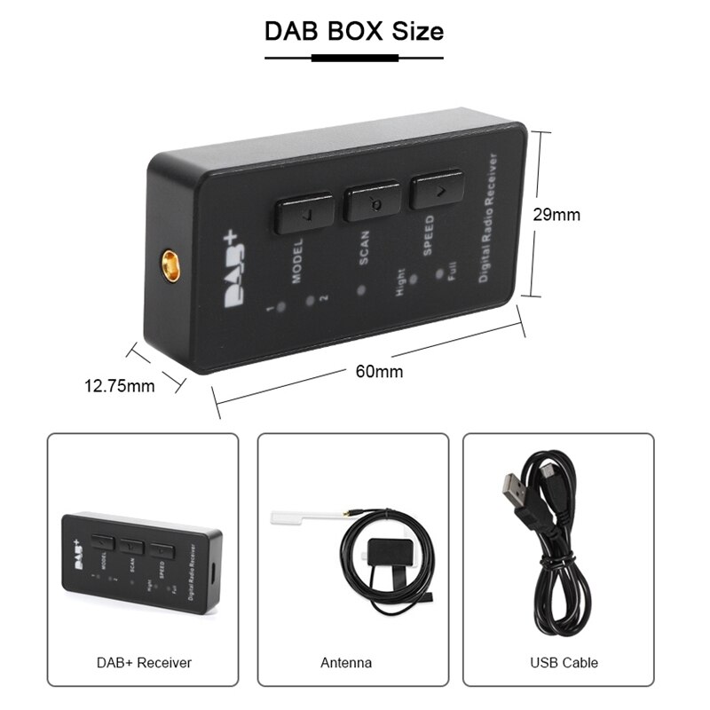 DAB USB Adapter for Ford for Peugeot for Honda for Toyota for Jaguar for Nissan