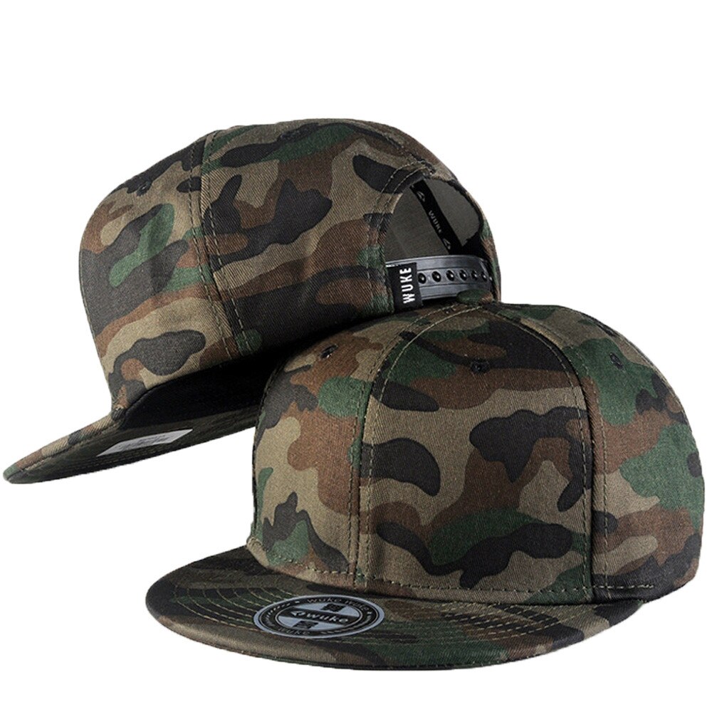 Produit le plus vendu en hommes femmes Baseball casquette de Camouflage chapeau de relance Hip-Hop Support réglable et directe: A