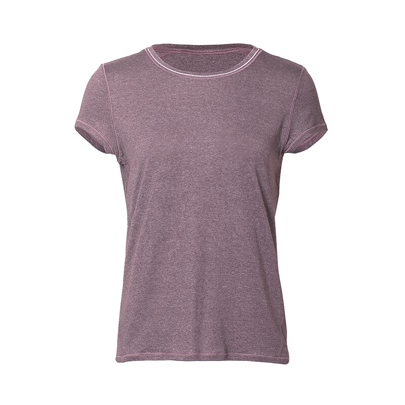 Syrokan sportstøj kortærmede tshirts kvinder sports t-shirt activewear løbetoppe træning gym tøj letvægts lyng