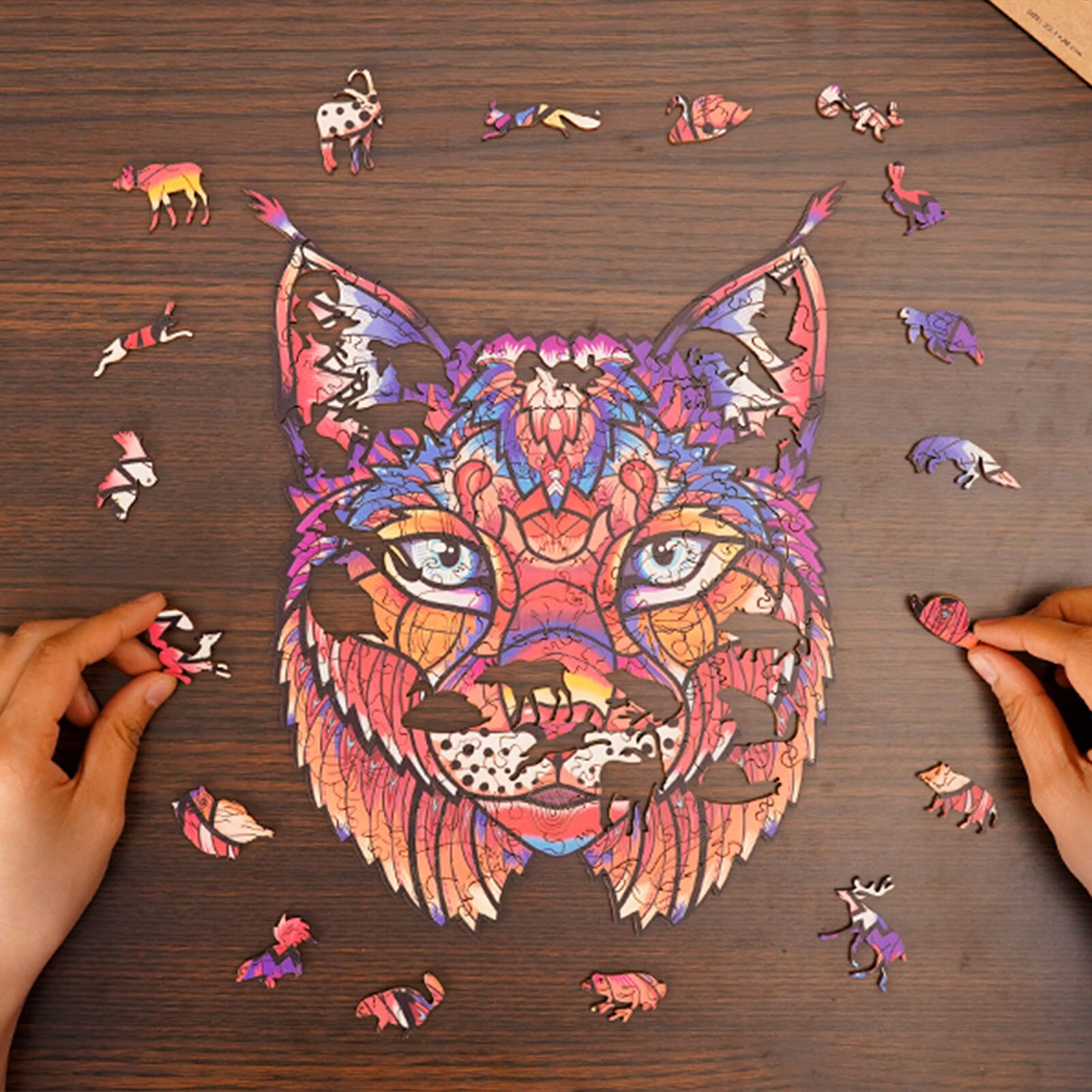 Unique Wooden Jigsaw Puzzles Mysterious Owl Puzzle For Adults Kids Educational Puzzle Fabulous Interactive Games Toy