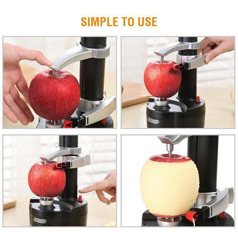 Electric Automatic Peelers Fruit Vegetable Potato Skin Peeler Cutter Kitchen Utensil Multifunctional Zesters Peelers