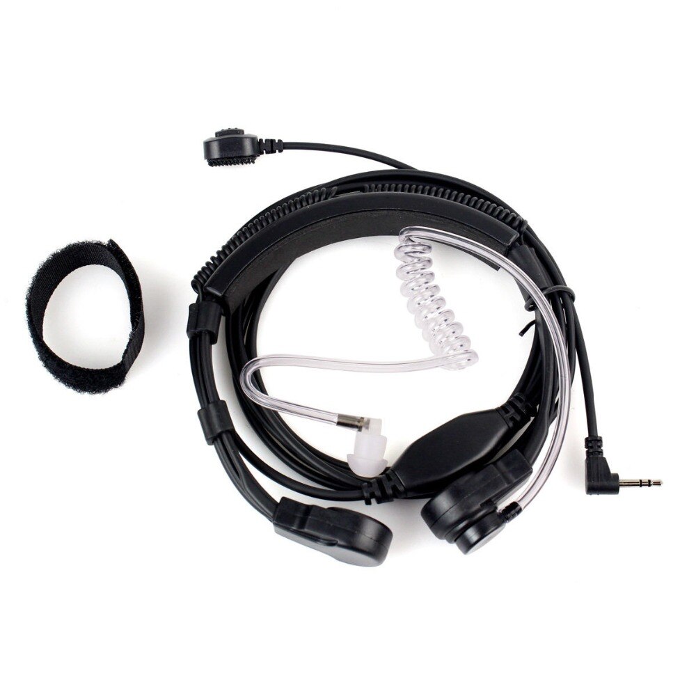 Auricular de tubo acústico oculto, micrófono de garganta, PTT, 1 Pin, para Motorola Radio ,T6200, T6210, T6212,T6220, T6222, T6250, T6300