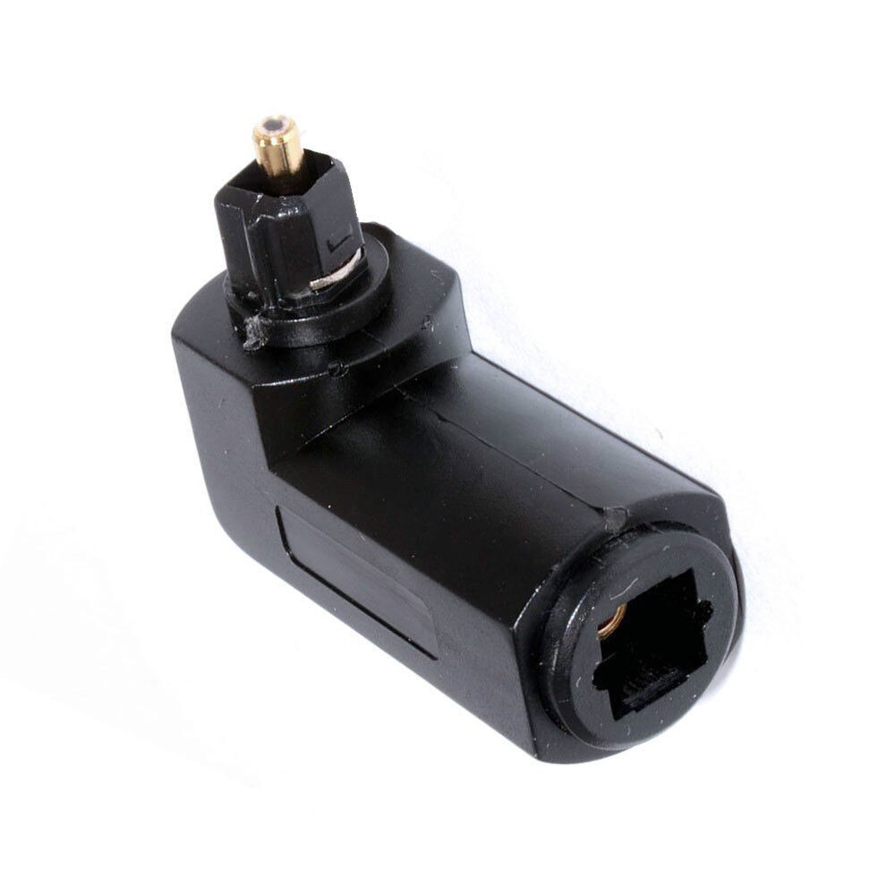 Digitale Optische 90 Graden Audio Cable Adapter Man-vrouw Haakse Toslink Vergulde Tip Voor Corrosie Weerstand 20 #23