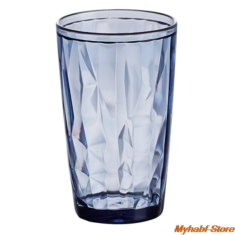 Gobelets en acrylique Transparent, 1 pièce, pour boire du thé, de l'eau, du jus de lait, verres à vin, Bar de cuisine, verres à boisson,: BL