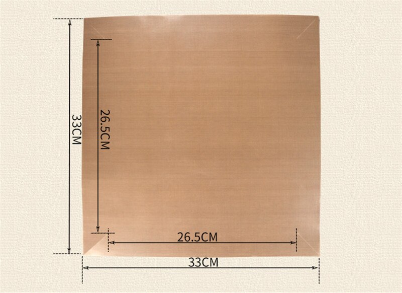 Reusable Baking Mat High Temperature Resistant Teflon Sheet Pastry Baking Oilpaper Heat-Resistant Pad Non-stick for Outdoor BBQ: 30x40cm Coffee