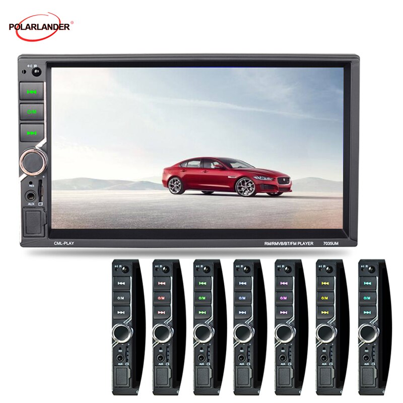 Reprodutor multimídia carro Autoradio MP5 Tela Sensível Ao Toque rádio do carro Suporte Universal Câmera de Visão Traseira 7 ''2 DIN MirrorLink Rádio Auto