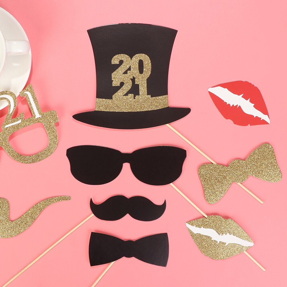 Fun Wedding Decoration Photo Booth Props DIY Birthday Photobooth Props Photo Accessories Year Thanksgiving Event Party