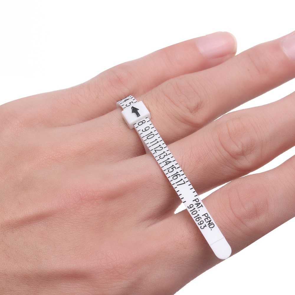 Ring Sizer UK/US Official British/American Finger Measure Gauge Men And Womens Sizes A-Z Jewelry Accessory Measurer