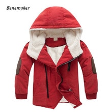 Benemaker Winter Windjack Voor Jongen Meisje Fleece Jassen Kinderen Dikke Jassen 12 14 Jaar Kleding Baby Kids Warm Bovenkleding JH108