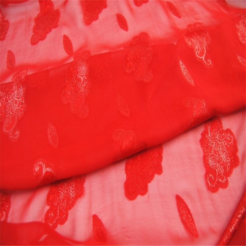 Silke metallisk lurex stof 10m/m 114cm 44 '' jacquard materiale skinnende silke stoffer til kvinder forår smukke tøj