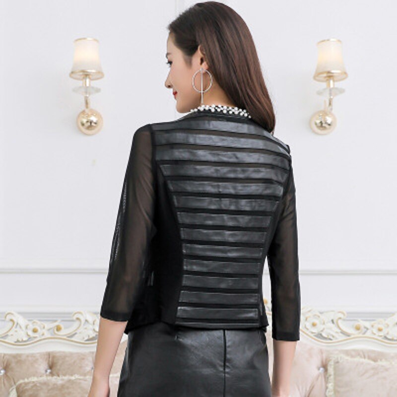 Leather Jackets Women Black Short Pu Leather Jackets Female Spring Autumn Bikers Coats Outerwear jaqueta de couro