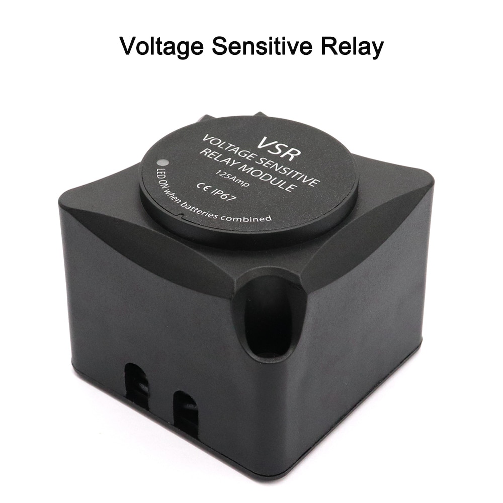 Voltage Sensitive Relay (VSR) Automatic Charging Relay 125A Dual