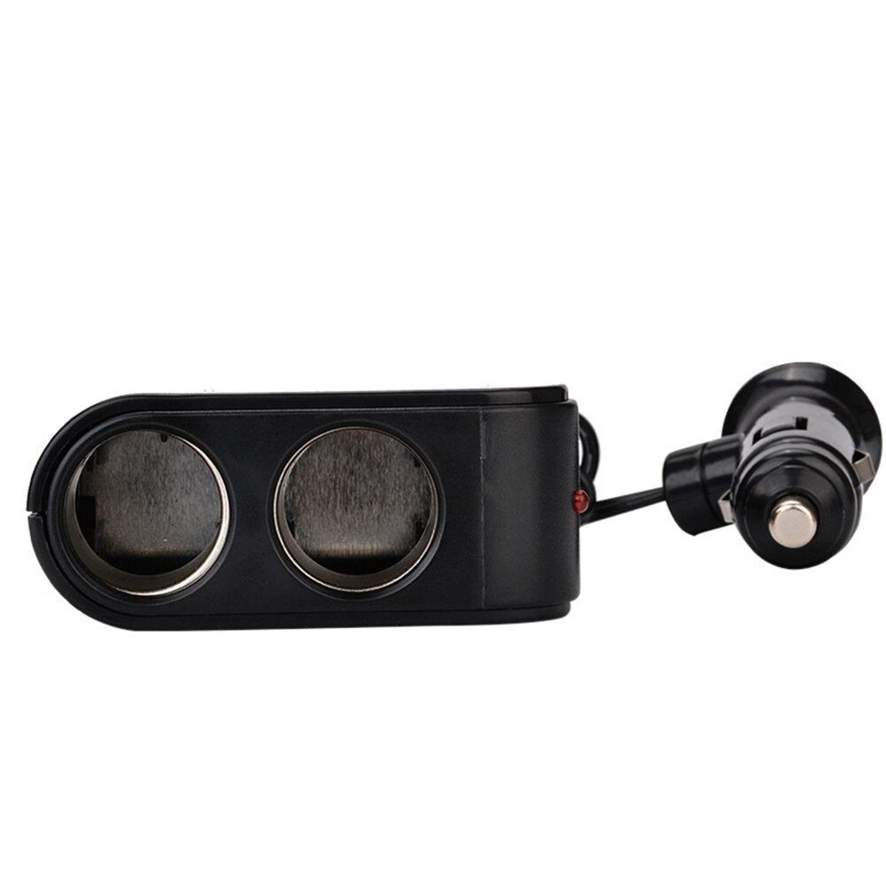 12V/24V 2 Way Car Ignition Lighter LED Light Switch Universal Auto Socket Splitter Charger 3.1A USB Fast Charging