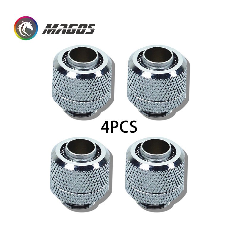 8 Stck Schlauch Hand Kompression passend zu, weiche Rohr Stecker Verwendet Für 3/8&#39;&#39; PVC Rohr 9,5x12,7mm Computer Wasser Kühlung, Schwarz/Silber