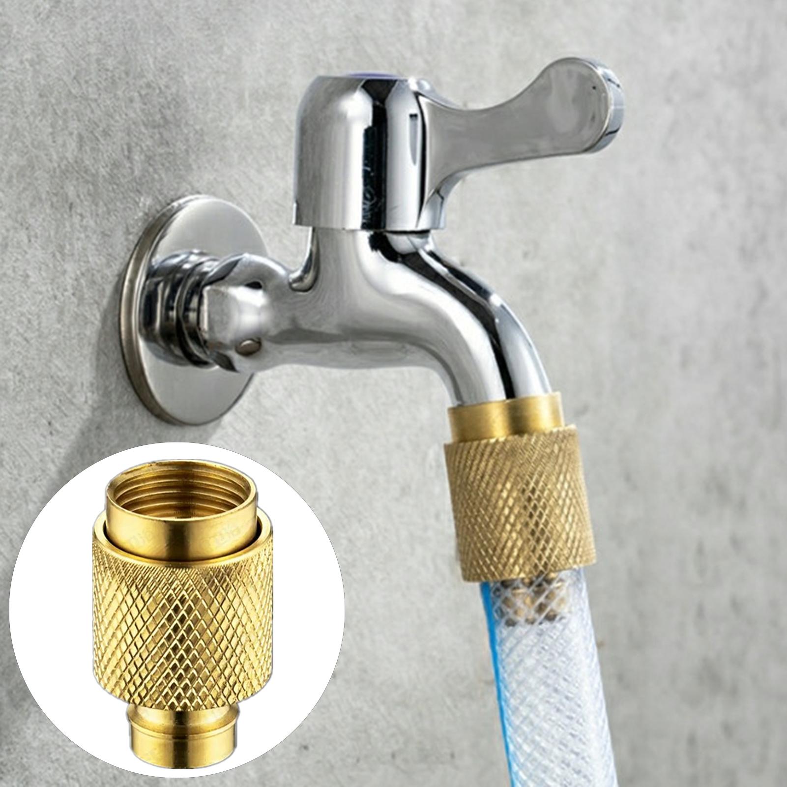 1/2inch Brass Faucet Adapter Kitchen Water Tap Hose Fittings Quick Connector Faucet Connector Mixer Hose Adapter Water Tap
