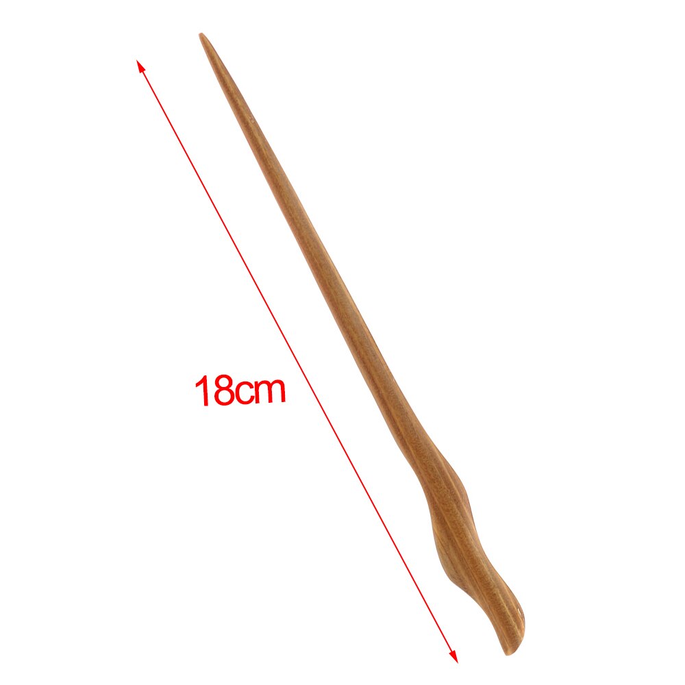 Vintage Top Hair Stick Pick Natural Wooden Sandalwood Handmade Ethnic Hairpin Chinese Style Hairpins