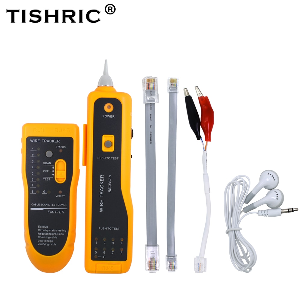 UTP STP Cat5 Cat6 RJ45 Line Finder Telephone Wire Tracker Tracer Diagnose Tone Tool Kit LAN Network Cable Tester JW-360