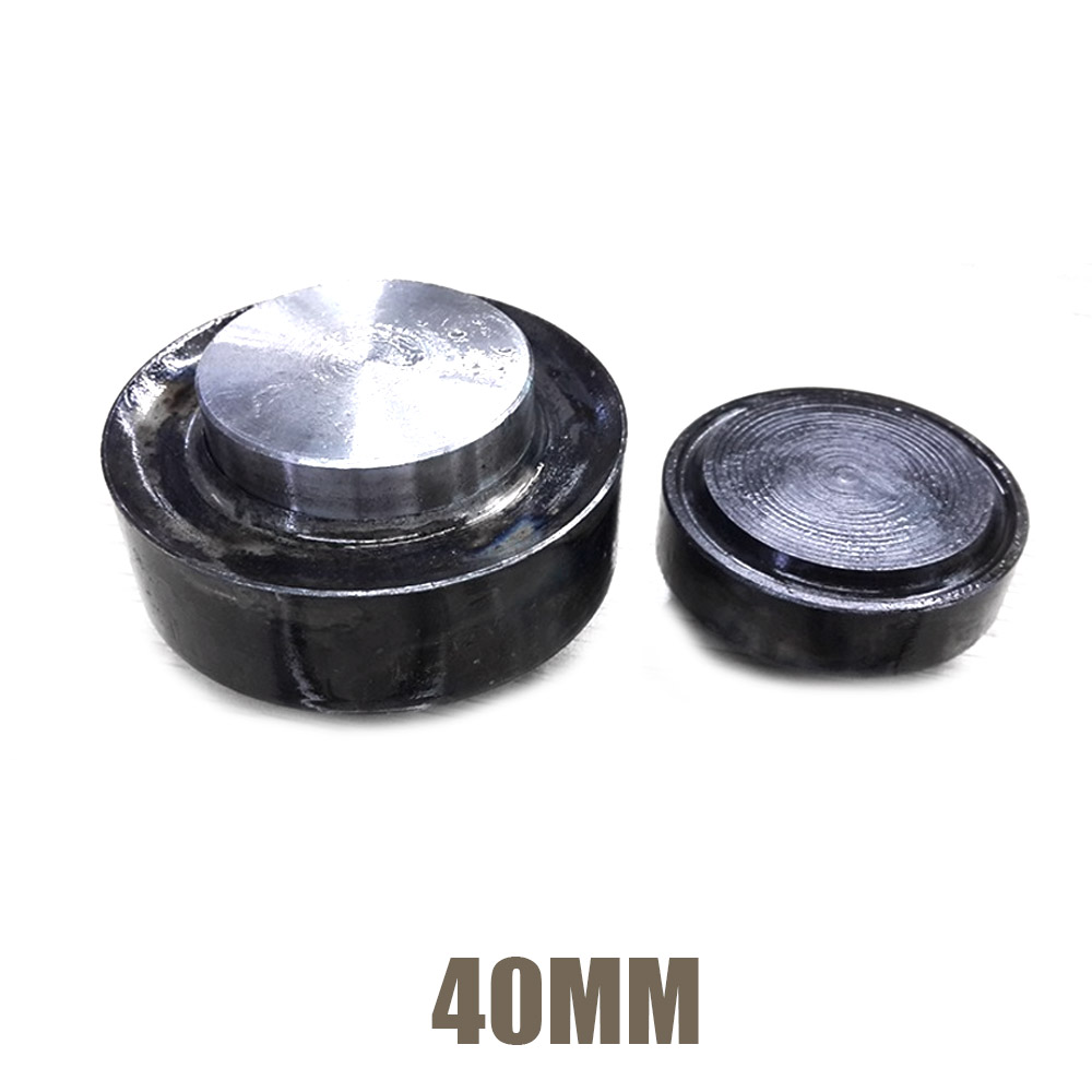 3.5mm-40mm hulhuller i metal. nitte. knap. formemaskine til knapper. værktøj til montering af øjer. metal stomatal matricer: 40mm